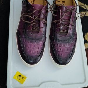 Men's dress casual croc print shoes size 9.5